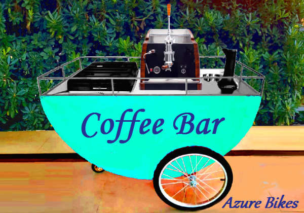Mobile Coffee Cart for Catering
