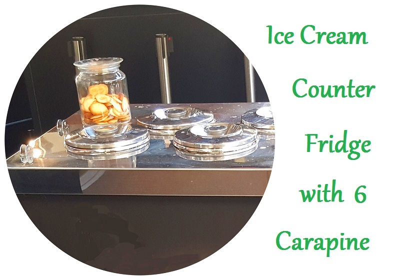 Mobile Ice Cream Shop Cart with Carapine