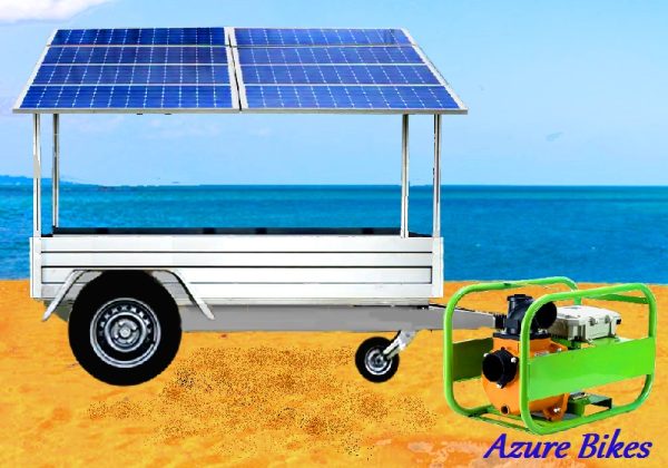 Portable Solar Water Pump on Wheels