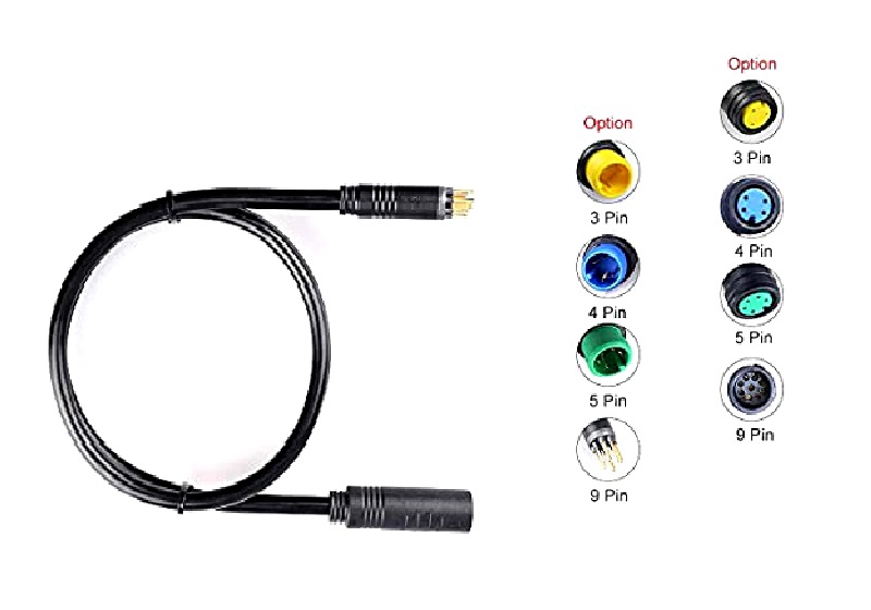 Details about   High Quality Extension Cable Male To Female 5 Pin For E-Bike KT Bafang Display 