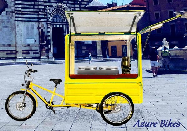 Electric Bike Food Cart for Food Business