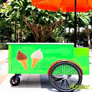 Ice Cream Freezer Cart with Battery & Solar Panels