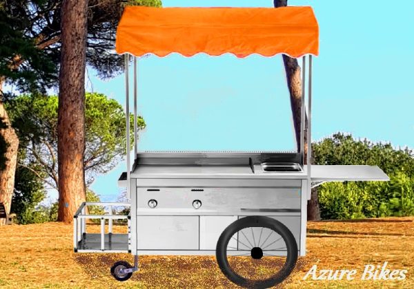 Mobile Food Cart with Grill for Sale
