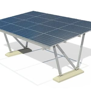 Solar Carport Structure for Commercial Parking Lots