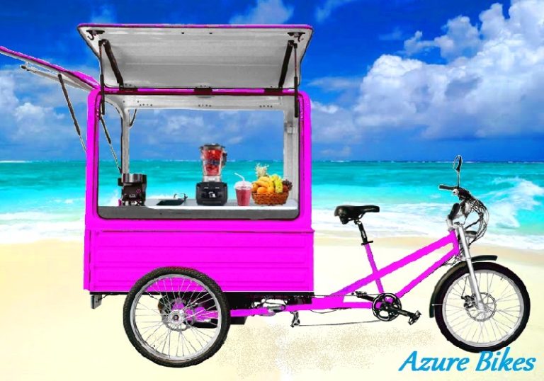 Mobile Juice Bar Truck Fresh Juice & Smoothie Cart Azure Bikes