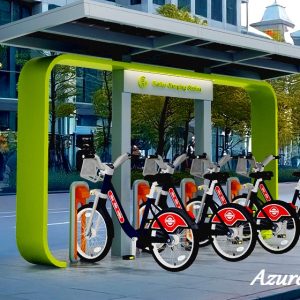 Solar Powered Charging Station for Electric Bikes