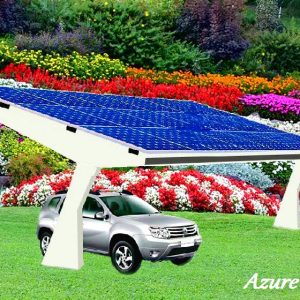 Solar Carport Charging Station for Tesla Electric Car