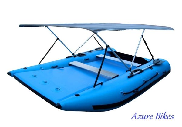 Solar powered electric boat for cruising & fishing