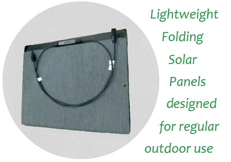 Folding solar panels charger for electric car