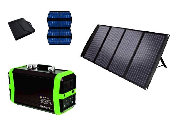 Solar power generator for camping