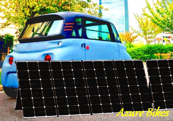 Portable Solar Panels for EV charging