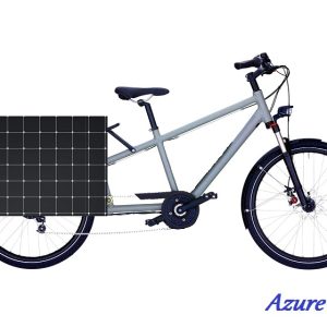 Solar electric bike with solar panels