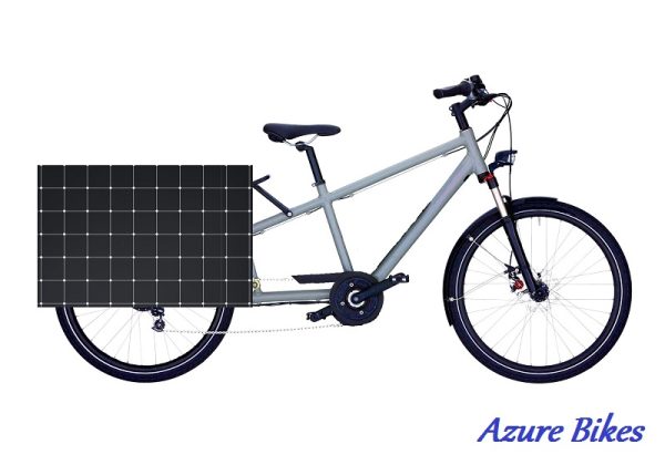 Solar electric bike with solar panels