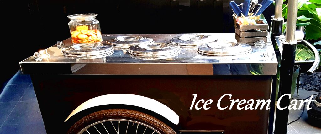 Solar Powered Ice Cream Coffee Cart