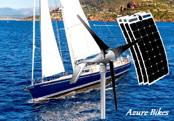 Marine Solar and Wind Hybrid Power Kit