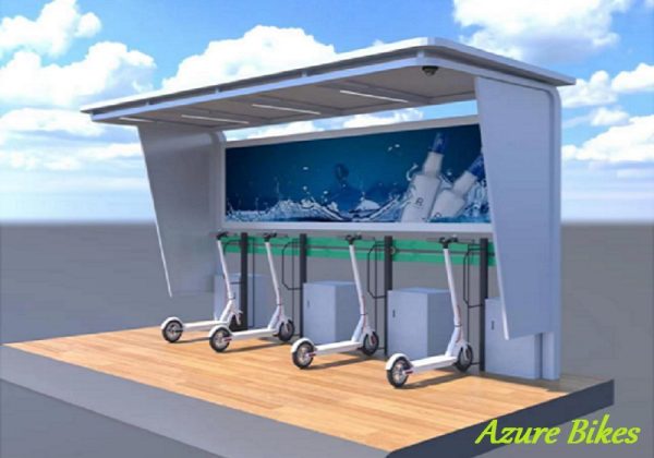 Solar BikePort Bike Parking & Charging Station