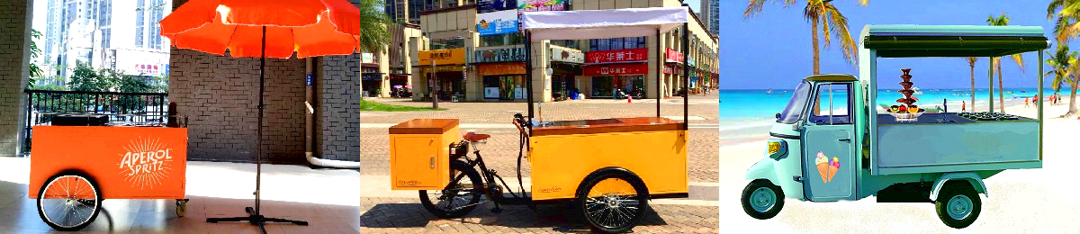 Coffee Bikes & Food Carts for Mobile Cafes