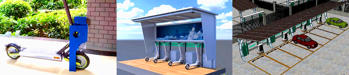 Solar Charging Stations for Electric Bikes and Motorcycles